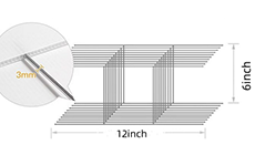 yard stake size